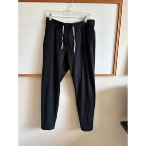 Lululemon Soft Jersey Tapered Pant Black, Men's Size L